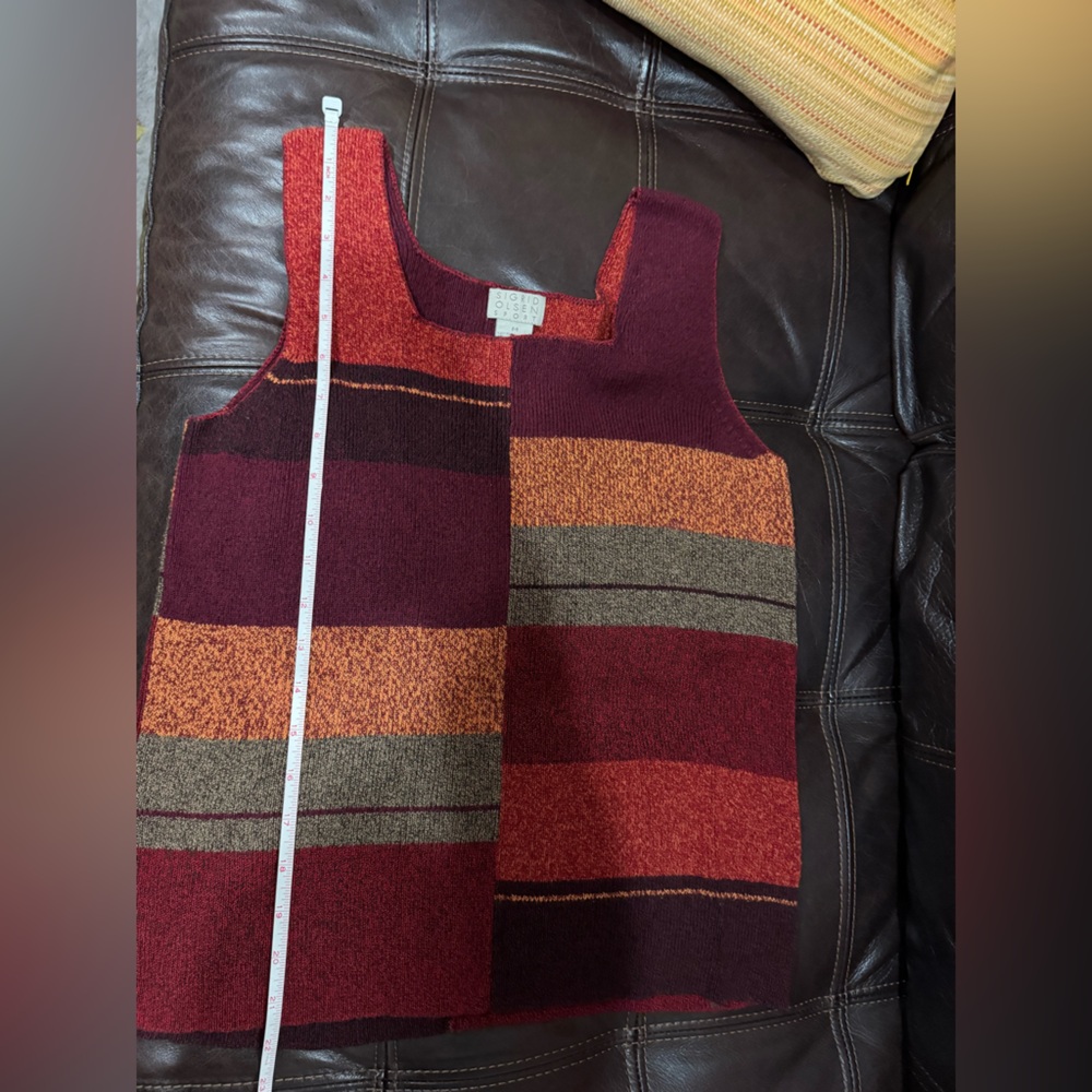 Sigrid Olsen Multicolor Tank Top Size Medium - image 8
